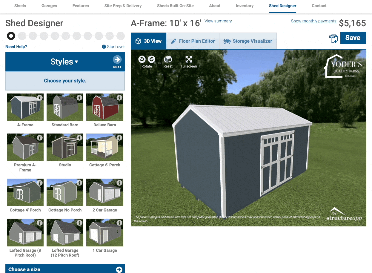 storage sheds for sale in bluffton indiana