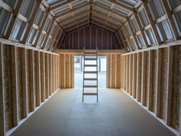 Alternative view of 12x24 Standard Barn