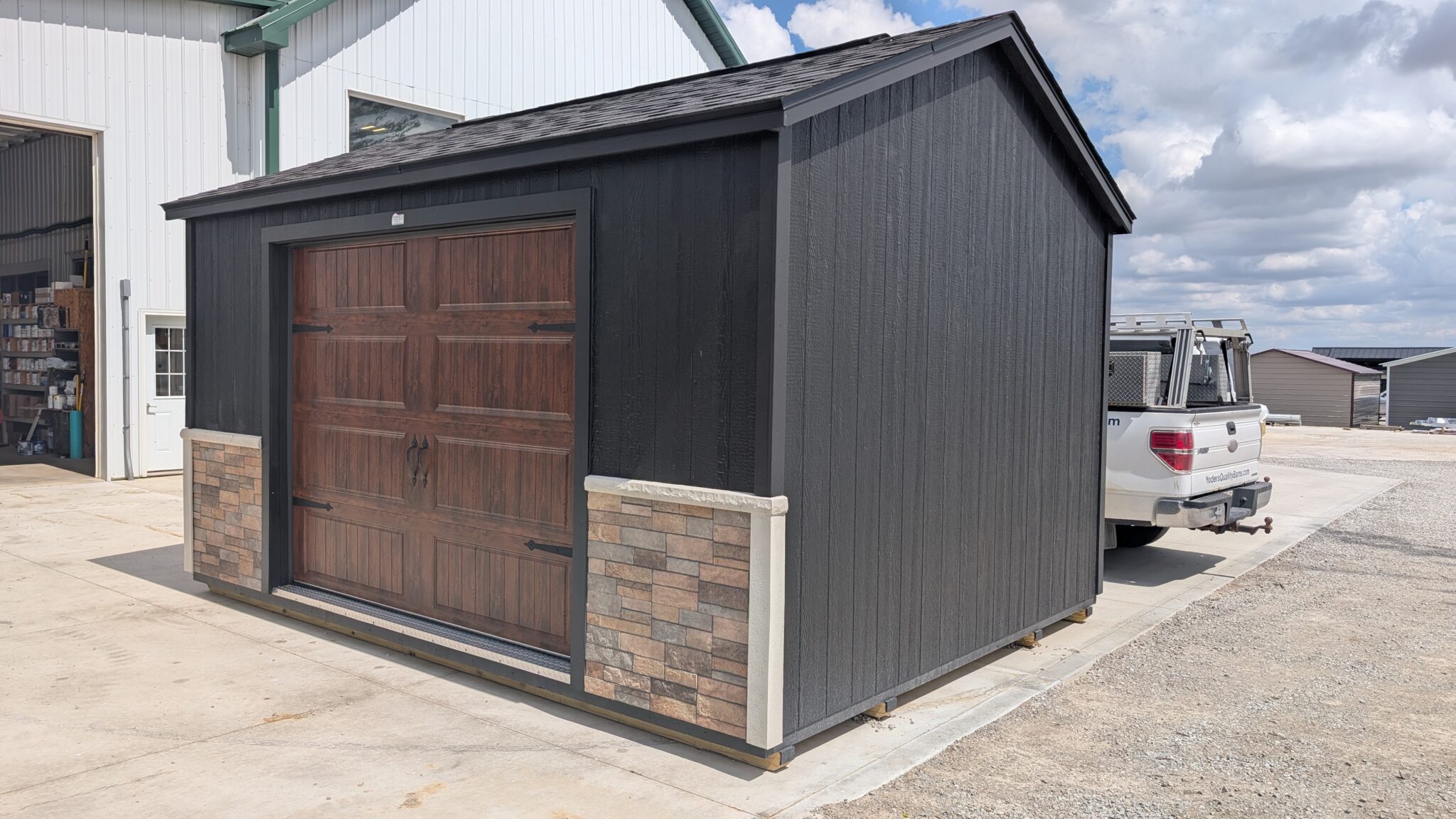 Yoder Siding 12x16 Garage - Yoder's Quality Barns
