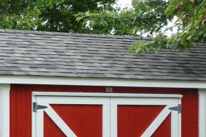 customized red storage shed indiana 1
