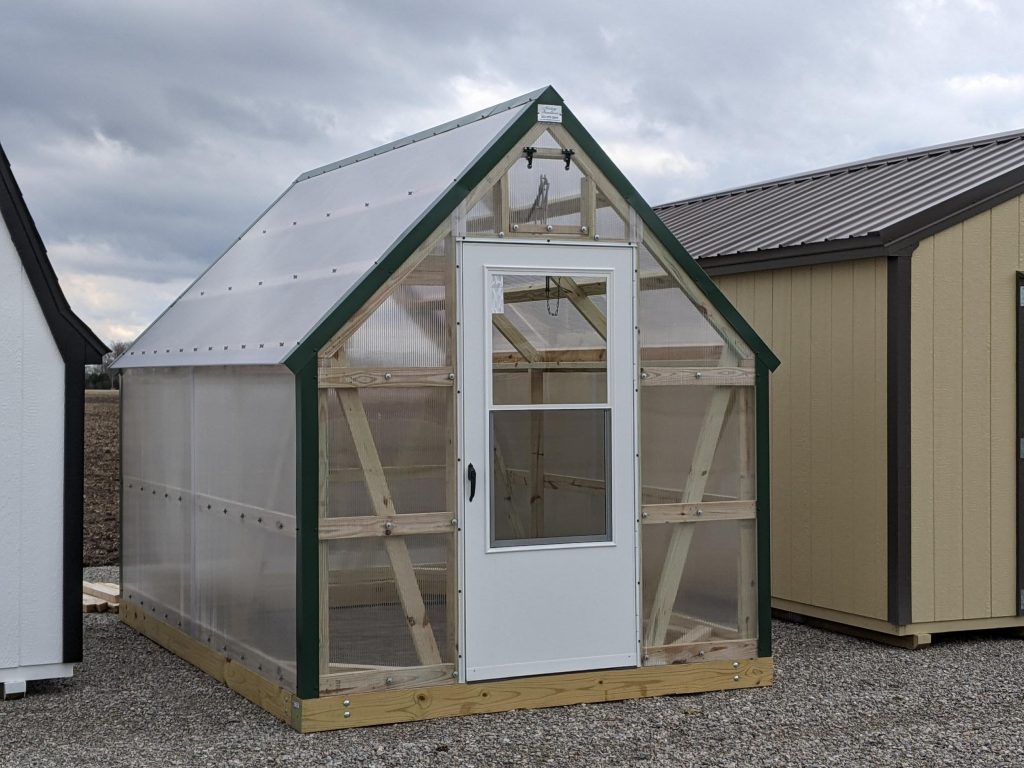 8x12 Greenhouse Yoder's Quality Barns
