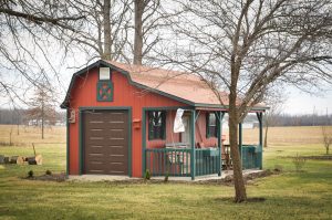 A backyard shed for sale in Indiana